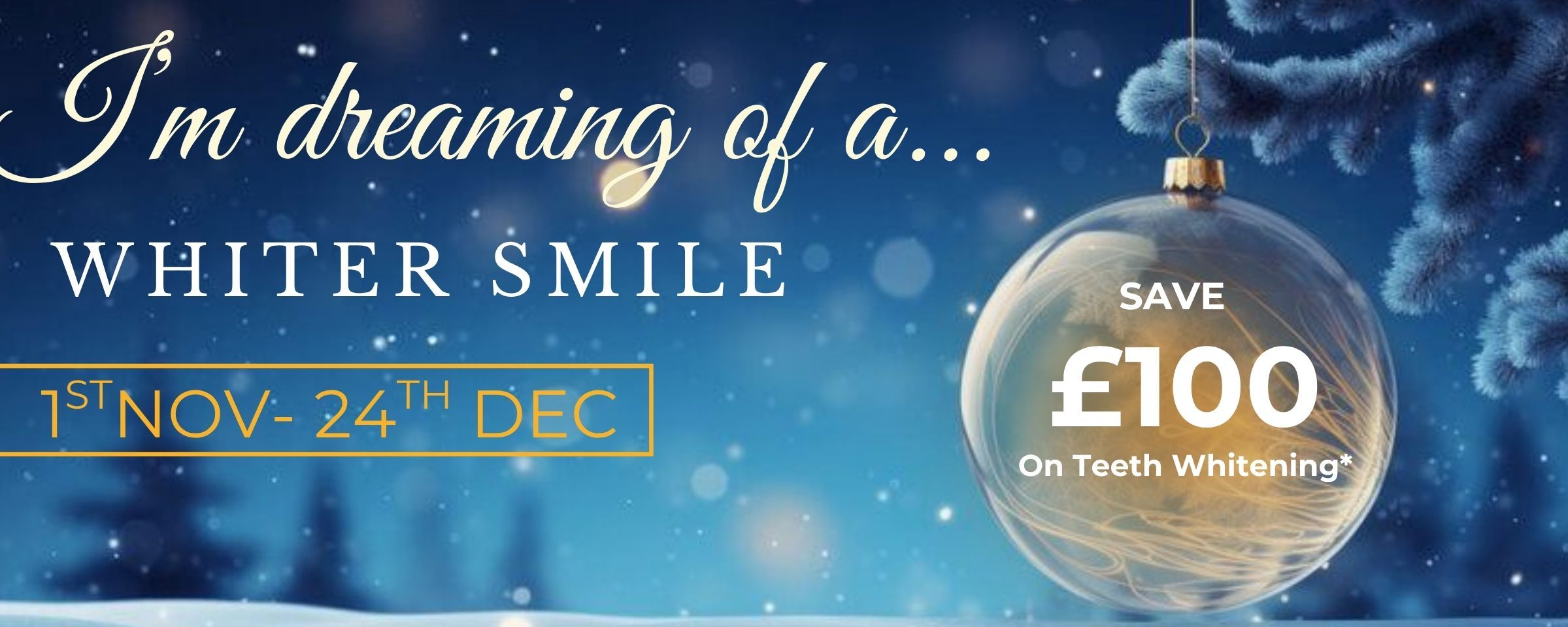 I’m dreaming of a Whiter Smile..